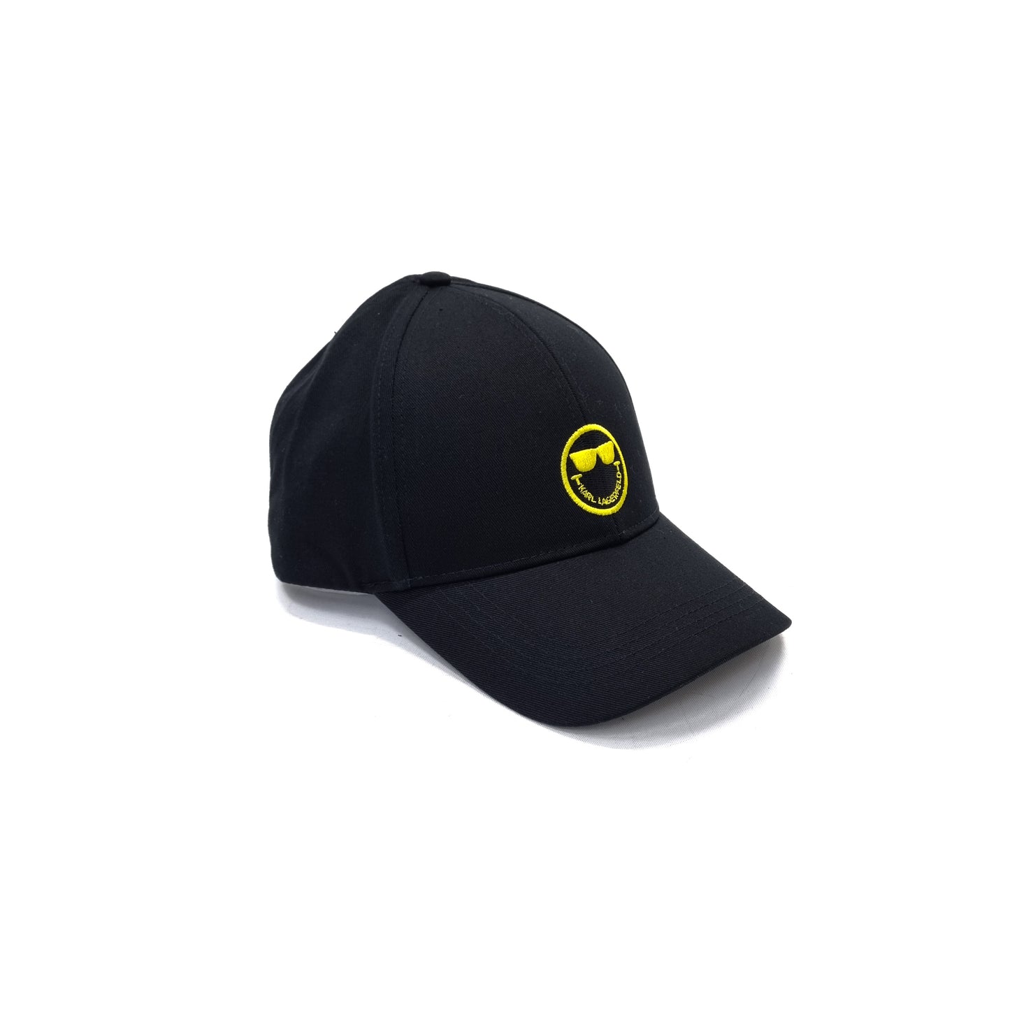 Karl Lagerfeld X Smiley World Cap 100% Organic Cotton (Black/Yellow)
