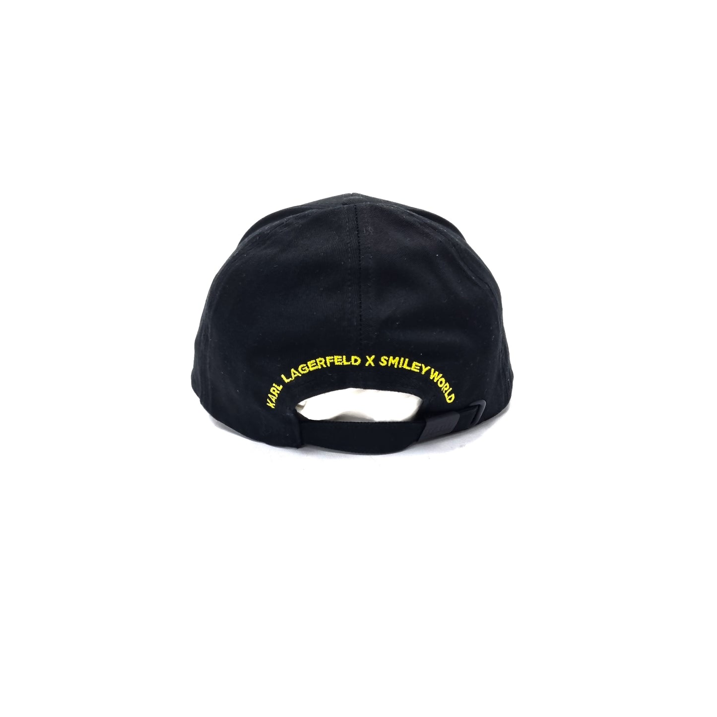 Karl Lagerfeld X Smiley World Cap 100% Organic Cotton (Black/Yellow)