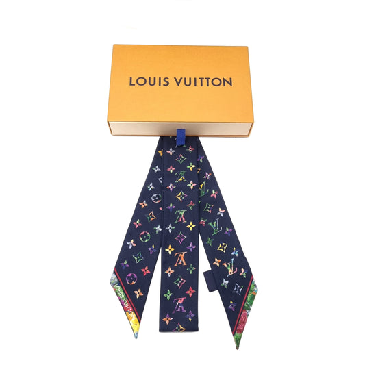 Louis Vuitton Garden Bandeau 100% Silk Monogram Multicolour