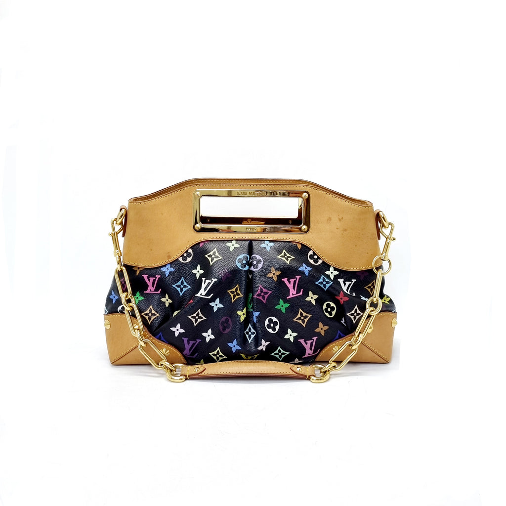 Louis Vuitton Judy MM Monogram Multicolour Black Ghw – ValiseLaBel