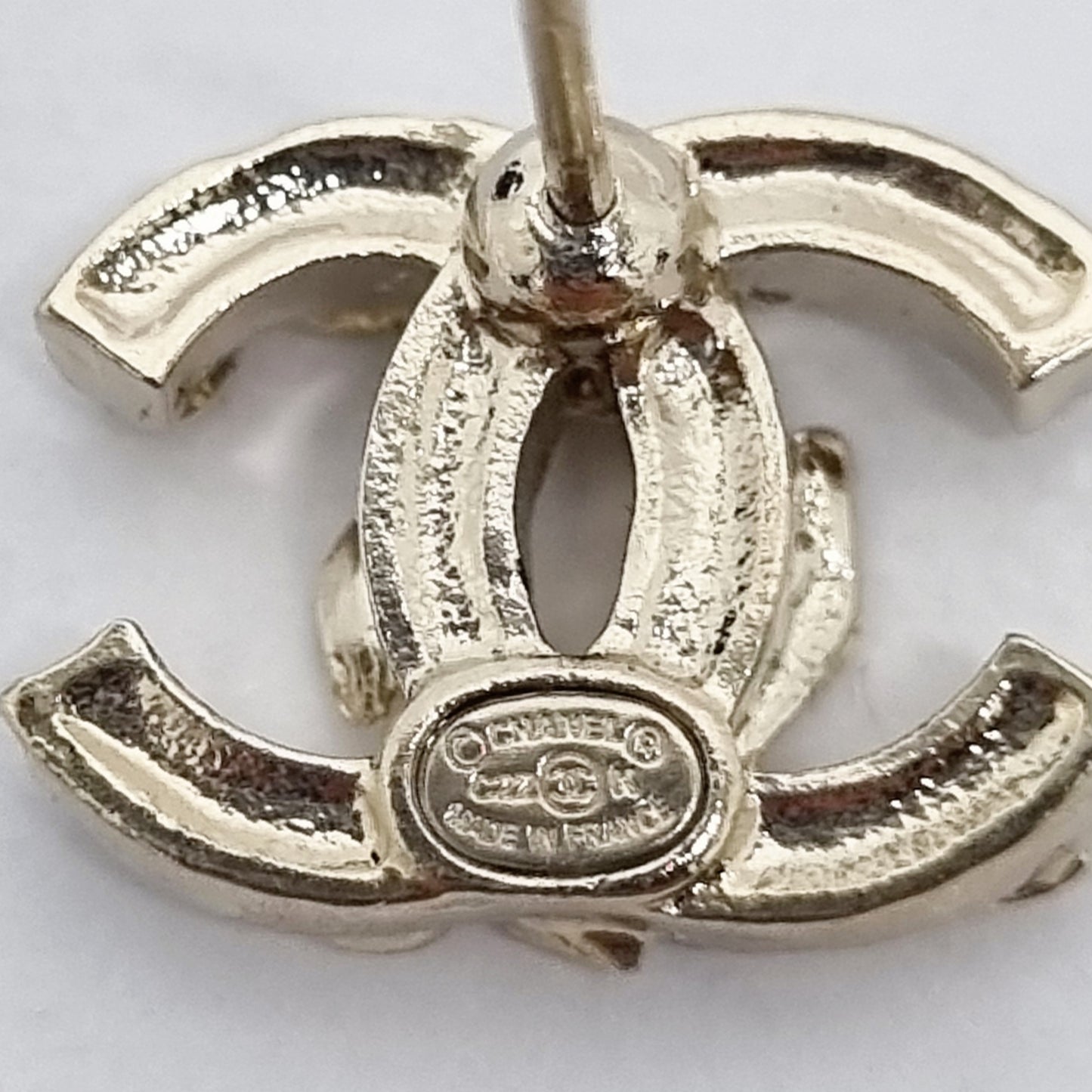 Chanel Earrings CC Logo Mixed Stones Ghw