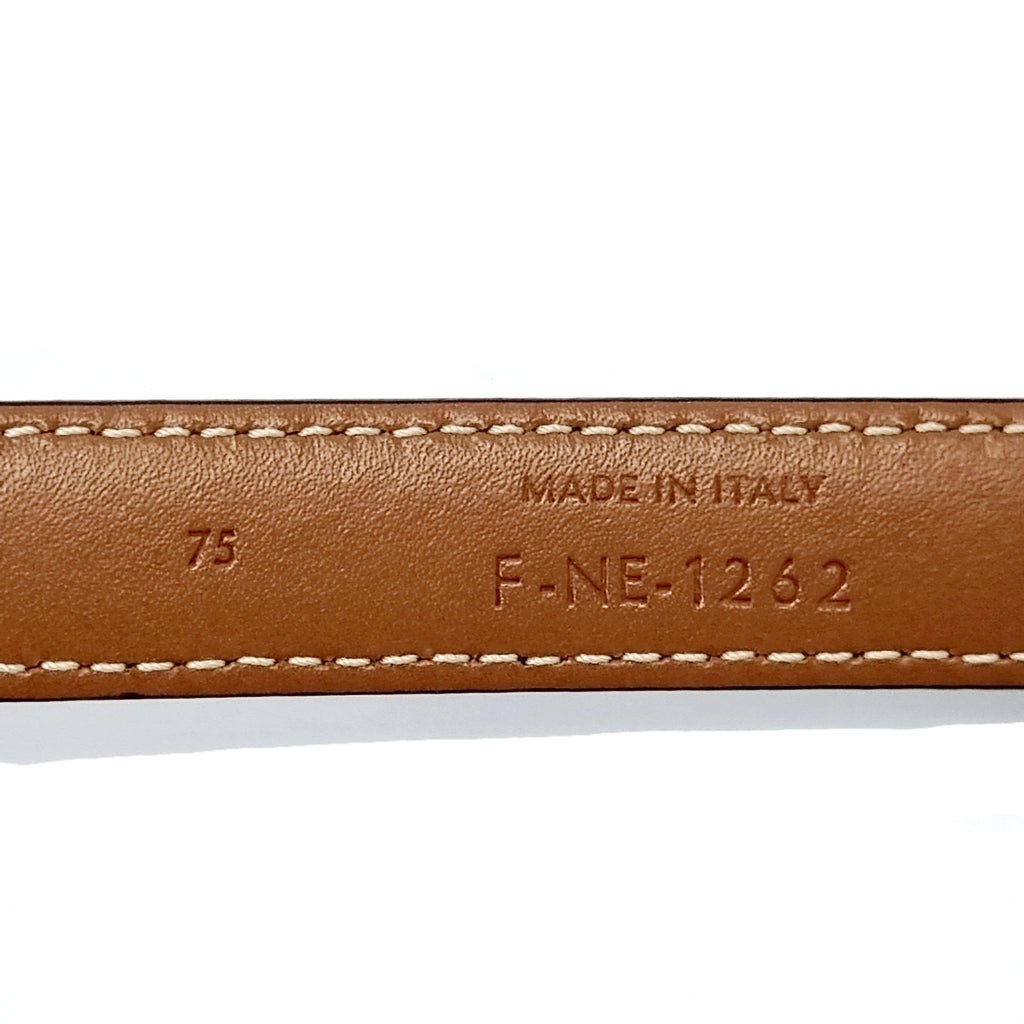 SMALL TRIOMPHE BELT IN TRIOMPHE CANVAS - TAN