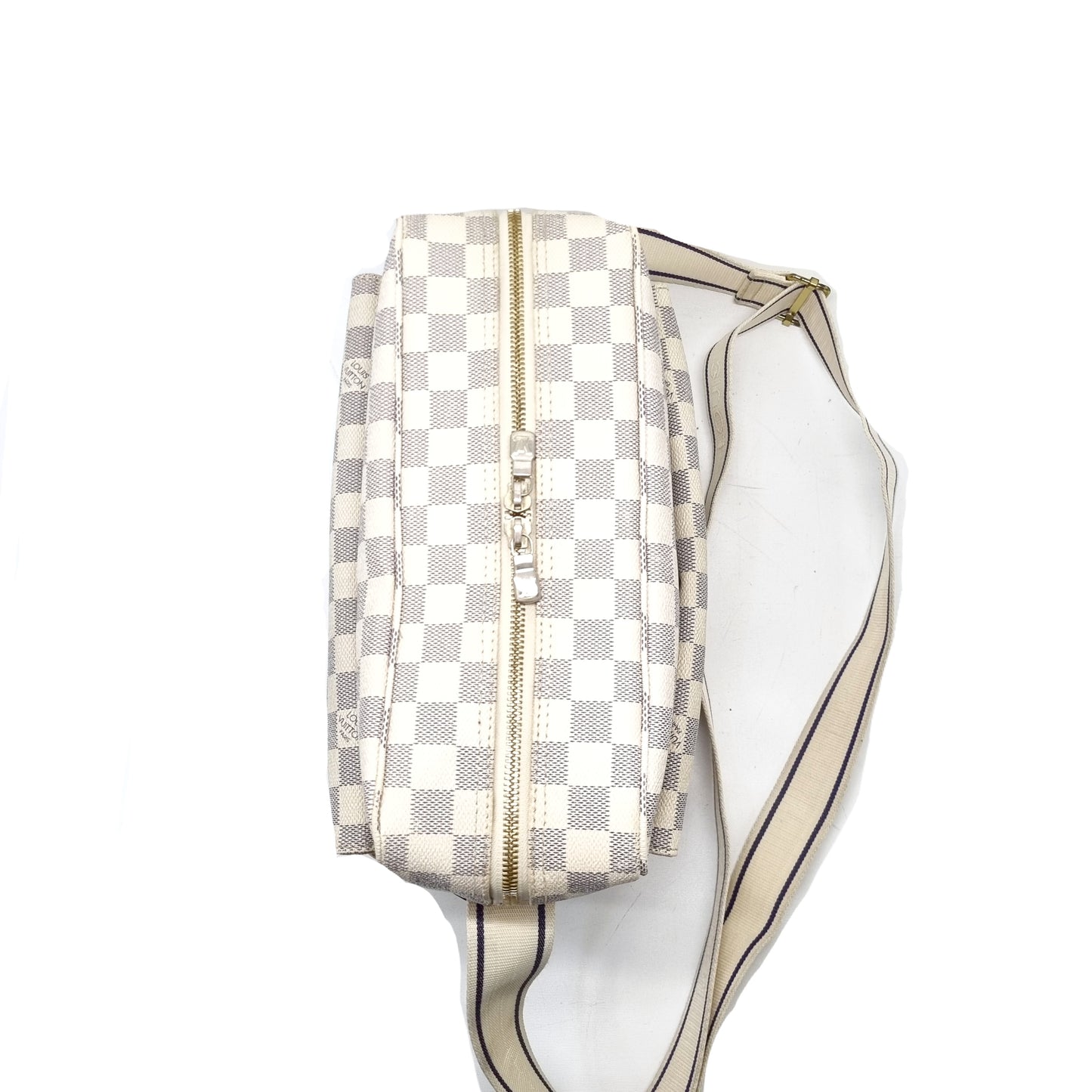 Louis Vuitton Naviglio Messenger Bag Damier Azur Ghw