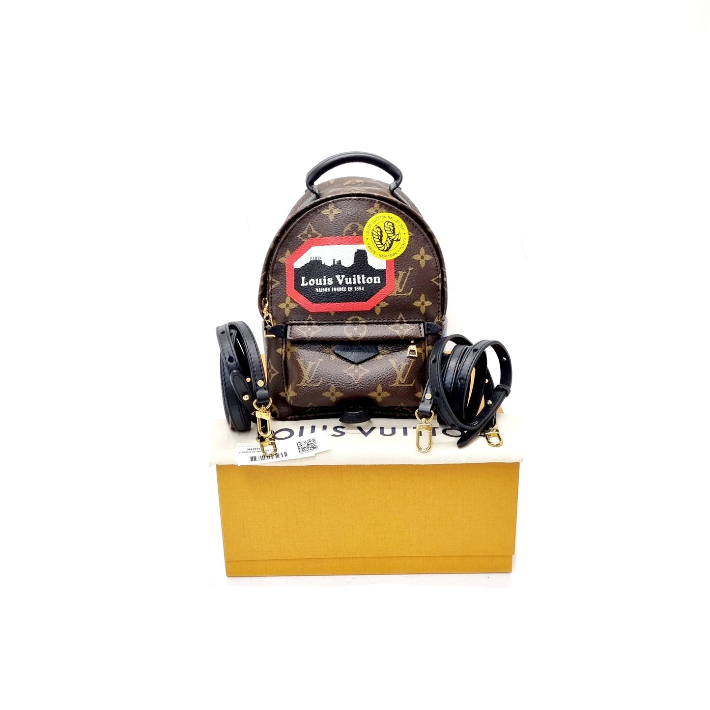 Louis Vuitton Mini Palm Spring World Tour Backpack Monogram Ghw