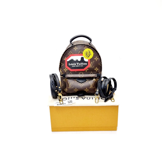 Louis Vuitton Mini Palm Spring World Tour Backpack Monogram Ghw