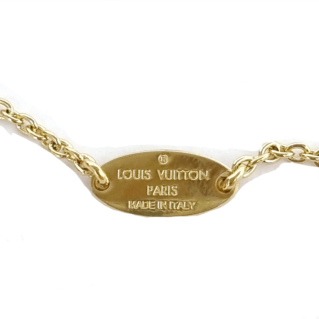 Louis Vuitton - Loulougram Necklace - Metal - Golden - Women - Luxury