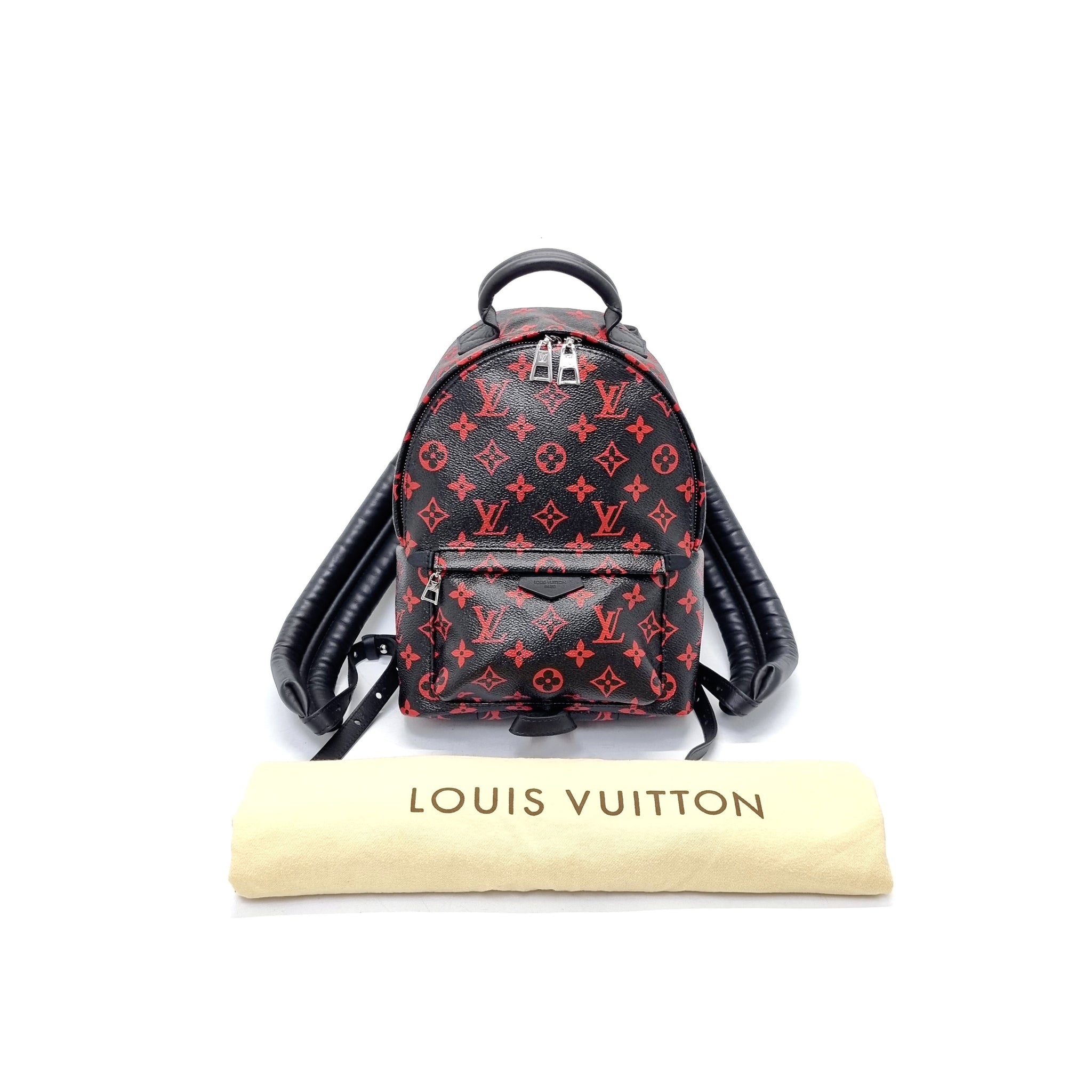 Louis Vuitton Palm Springs PM Monogram Infrarouge Red/Black Shw