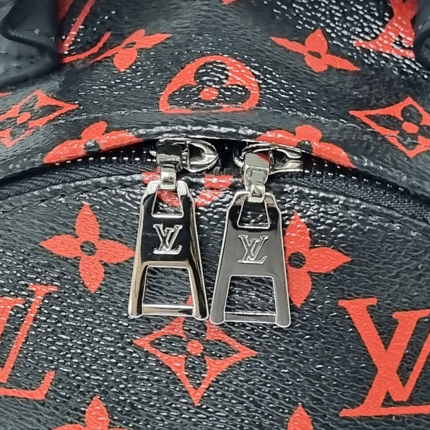 Louis Vuitton Palm Springs PM Monogram Infrarouge Red/Black Shw