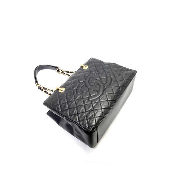 Chanel GST Caviar Ghw (Black)