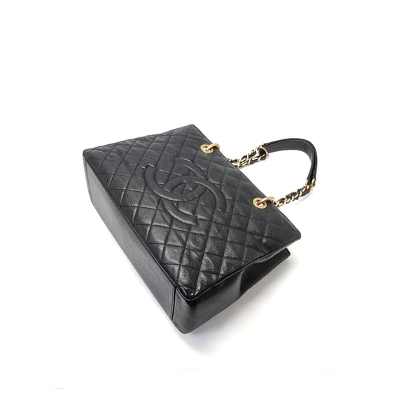 Chanel GST Caviar Ghw (Black)