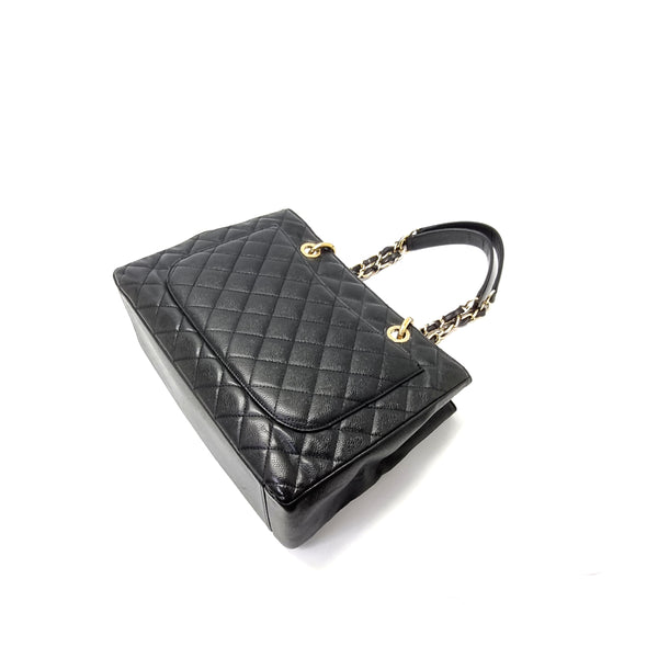 Chanel GST Caviar Ghw (Black)