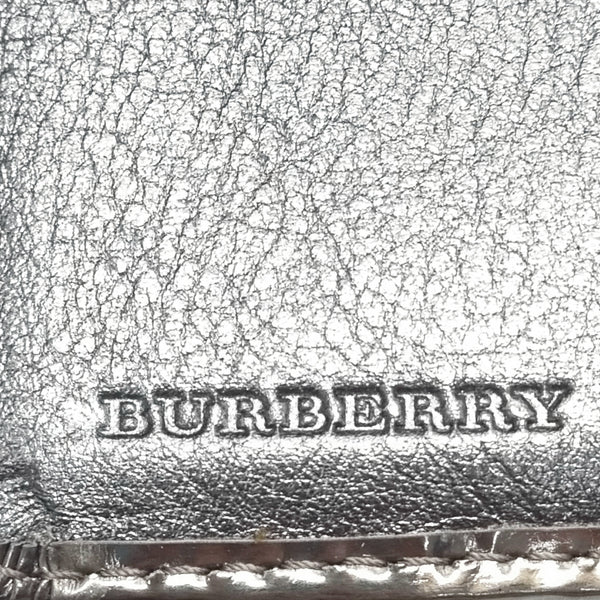 Burberry Supernova Nova Check Stars Wallet Gunmetal Hw (Grey)