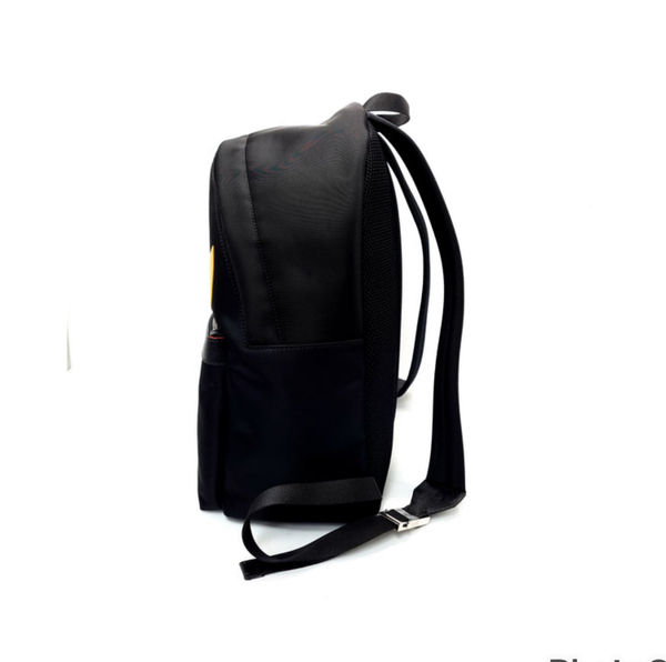 Fendi Backpack Bugs Nylon Leather Shw (Black)