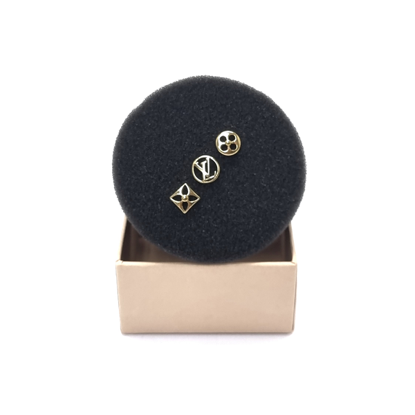 Louis Vuitton Crazy In Lock Earrings Three-ring Set Ghw