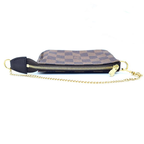 Louis Vuitton Mini Pochette Accessories Damier Ebene Ghw