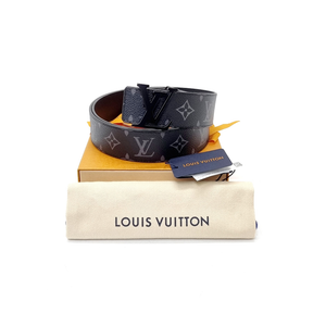 Louis Vuitton - Authenticated Initiales Belt - Leather White for Men, Very Good Condition
