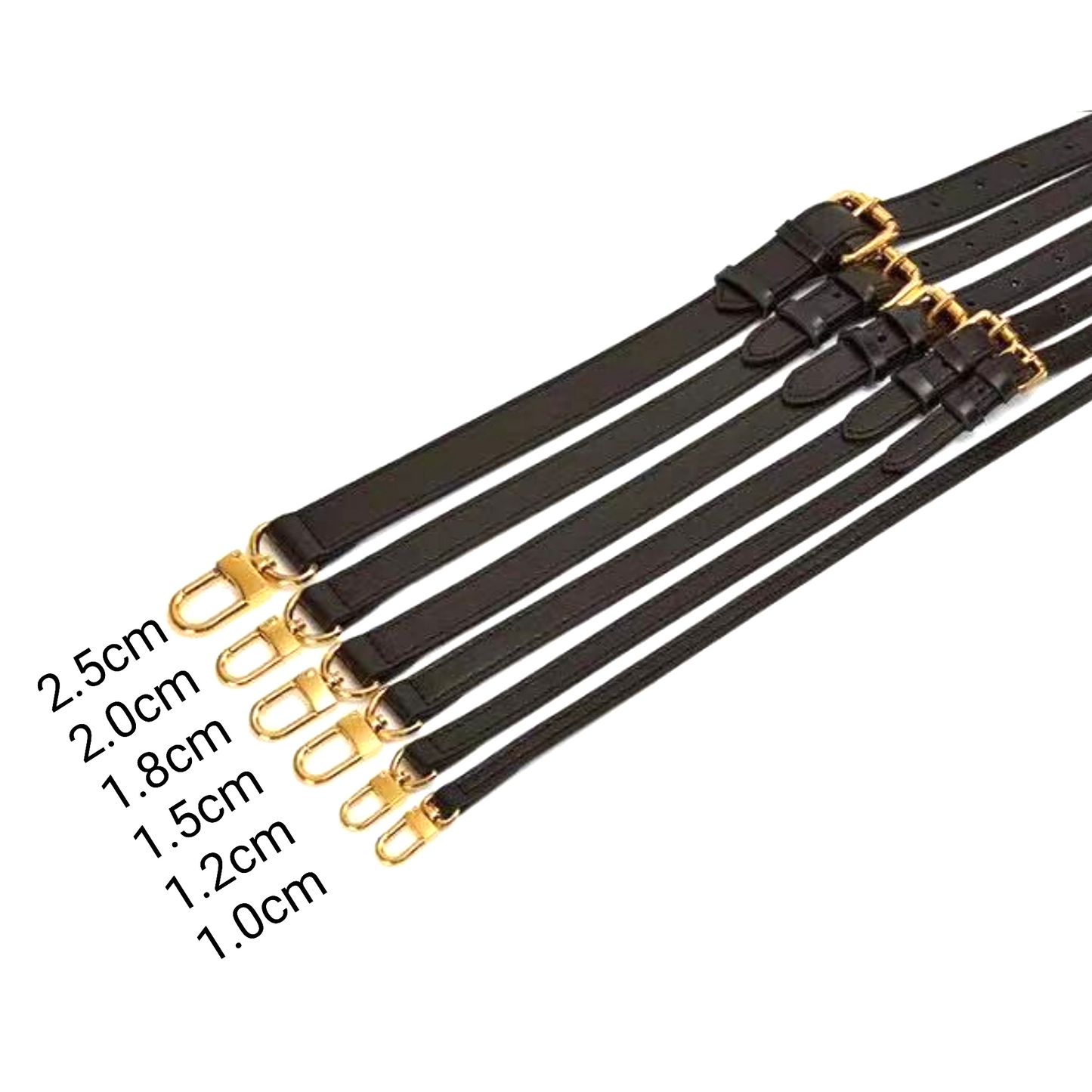 VLB Bag Strap Leather Adjustable Coffee Ghw