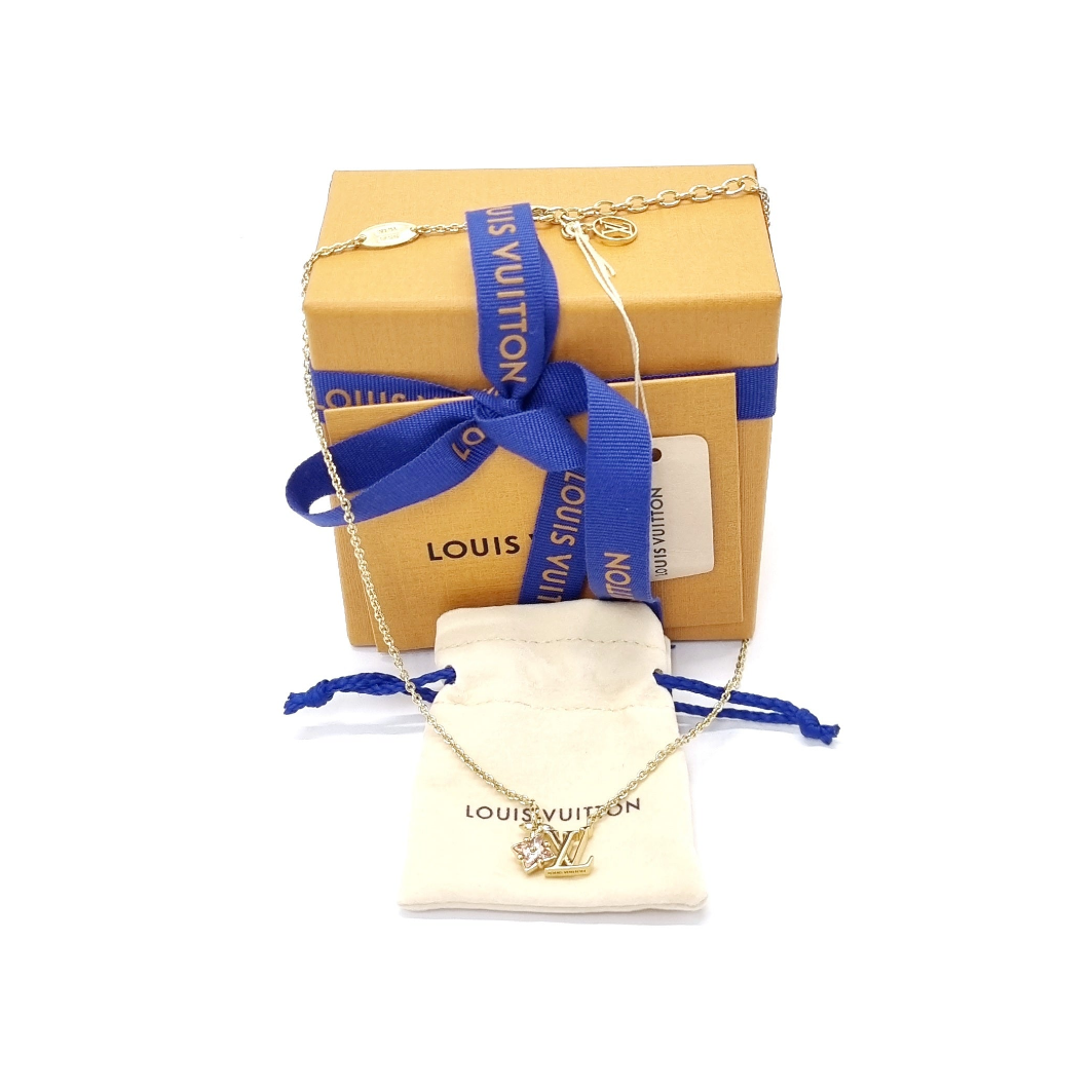 Louis Vuitton Loulougram Necklace Ghw – ValiseLaBel
