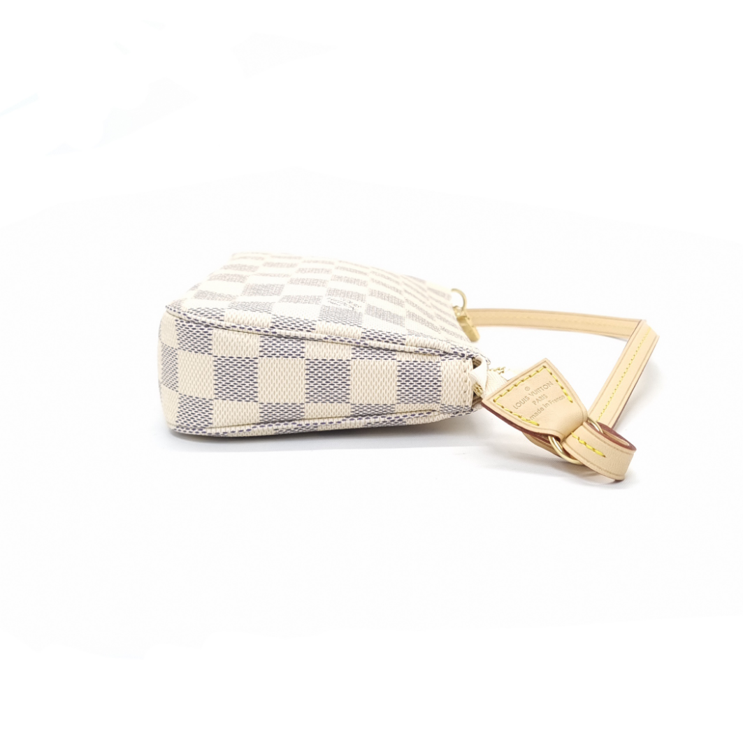 Louis Vuitton Pochette Accessories Ghw (Damier Azur)