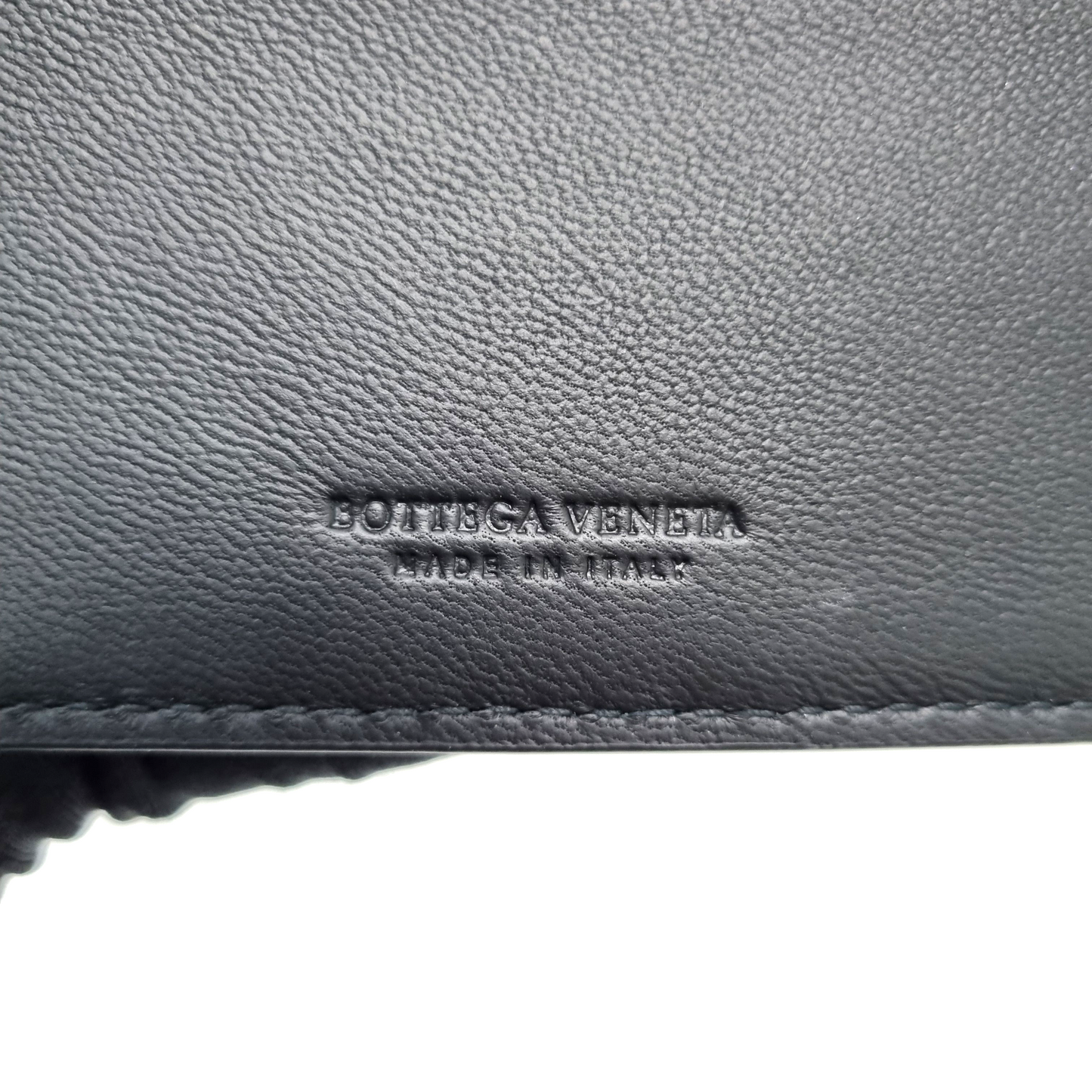 Bottega Veneta Wallet Clip Intrecciato Leather (Black)