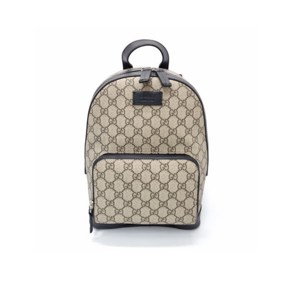 Gucci Backpack GG Supreme Eden Canvas Small Shw (Beige/Black)