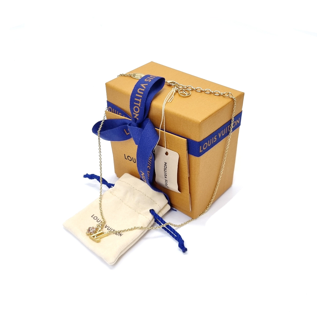 Louis Vuitton Loulougram Necklace Ghw