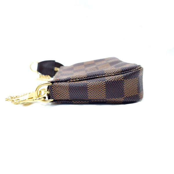 Louis Vuitton Mini Pochette Accessories Damier Ebene Ghw