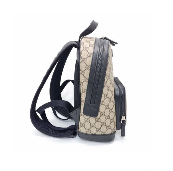 Gucci Backpack GG Supreme Eden Canvas Small Shw (Beige/Black)