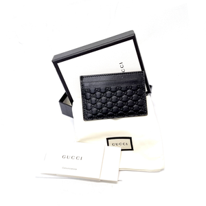 Gucci Card Holder Leather (Black)