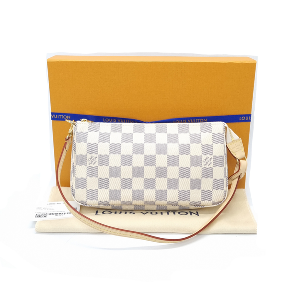 Louis Vuitton Pochette Accessories Ghw (Damier Azur)