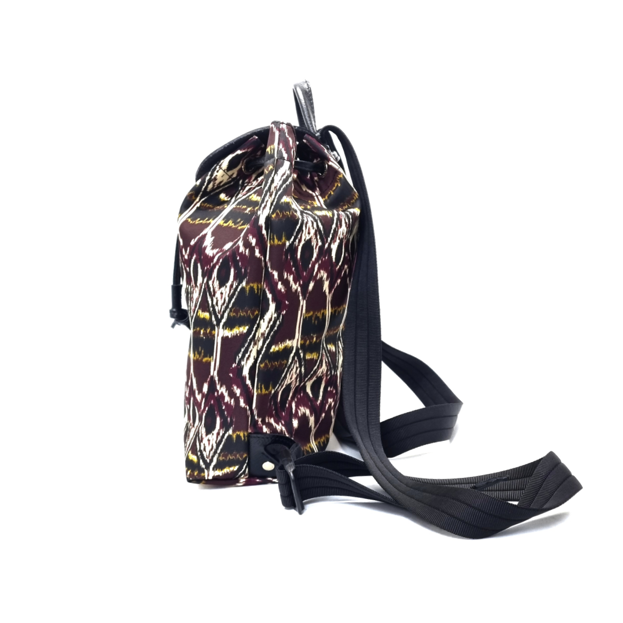 Longchamp Lepliage Ikat Backpack Nylon Ghw (Burgundy)