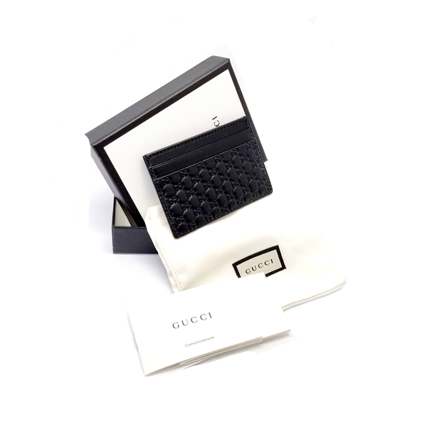 Gucci Card Holder Leather (Black)