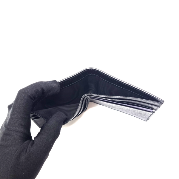 Prada 2MO912 Wallet Bifold Vitello Micro Grain (Black)