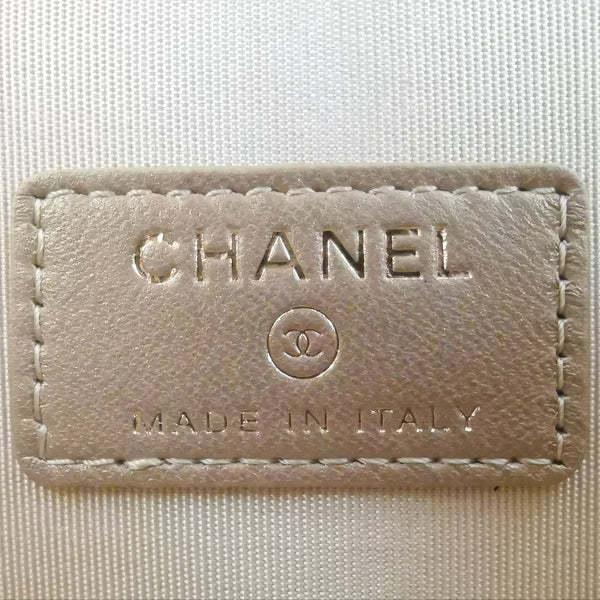 Chanel Vanity Small Classic Lambskin with Antique Ball Ghw (Coral Pink)