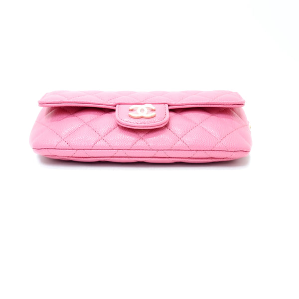 Chanel Glasses Case With Classic Chain Caviar Ghw (Pink) – ValiseLaBel