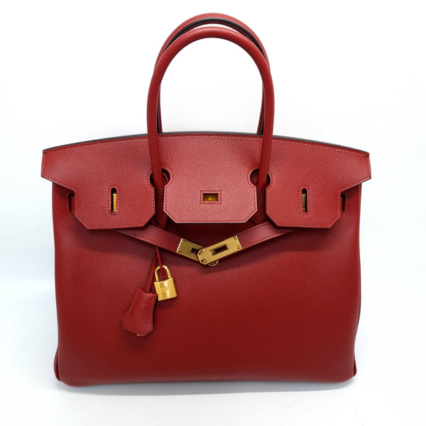 Hermes Birkin 35 Epsom Leather Ghw (Rouge Grenat)