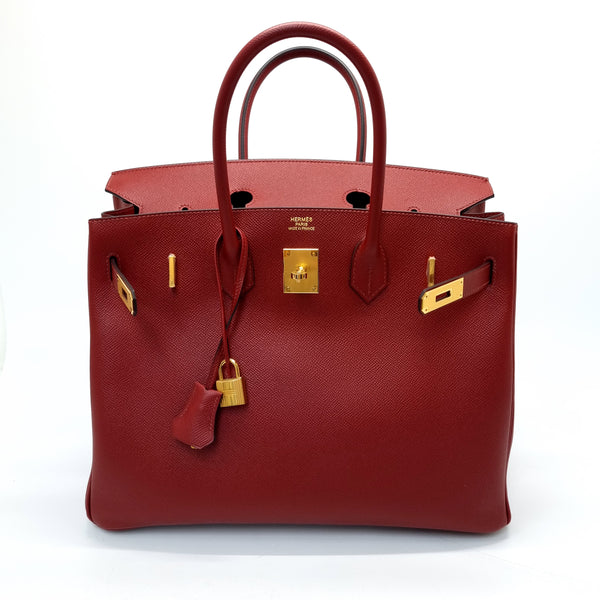 Hermes Birkin 35 Epsom Leather Ghw (Rouge Grenat)