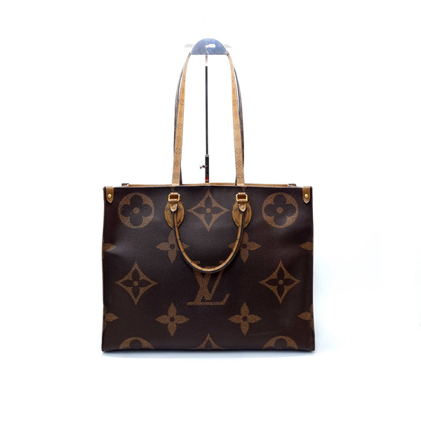 Pre-Owned Louis Vuitton Onthego MM Monogram Reverse Tote Bag