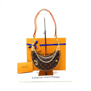 LV Mini Bag / Pochette in Damier Ebene Canvas GHW