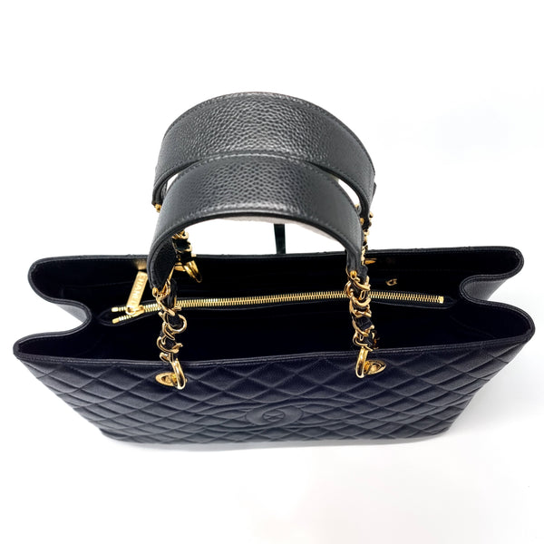 Chanel GST Xtra Large Caviar Ghw (Black)