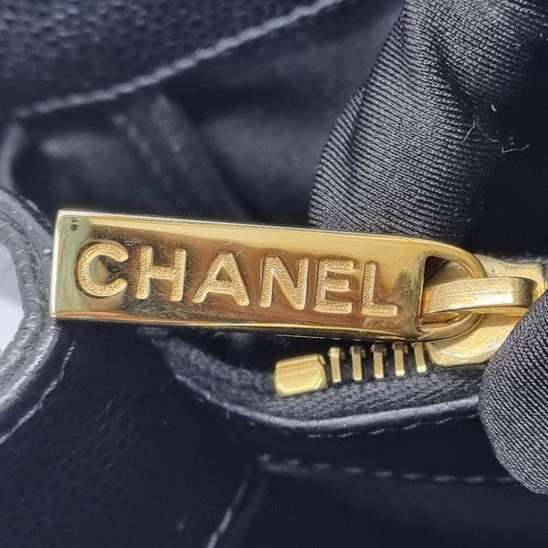 Chanel GST Xtra Large Caviar Ghw (Black)