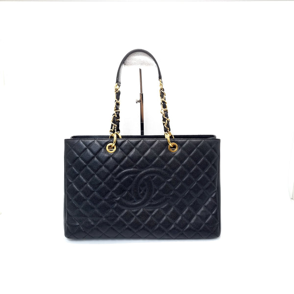 Chanel GST Xtra Large Caviar Ghw (Black)