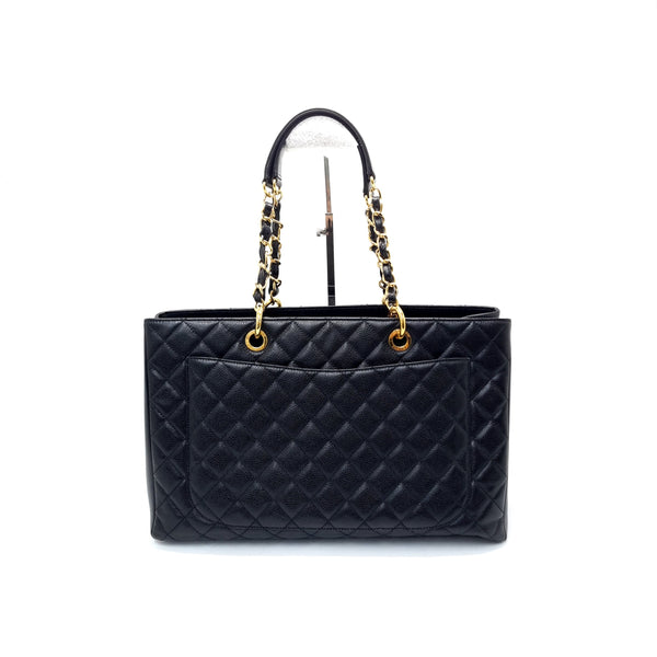 Chanel GST Xtra Large Caviar Ghw (Black)