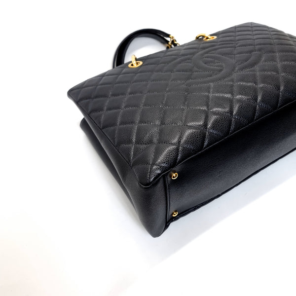 Chanel GST Xtra Large Caviar Ghw (Black)