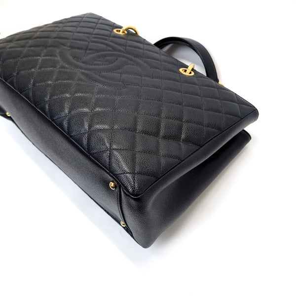 Chanel GST Xtra Large Caviar Ghw (Black)