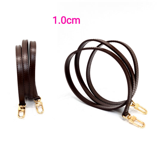 VLB Bag Strap Leather Adjustable Coffee Ghw