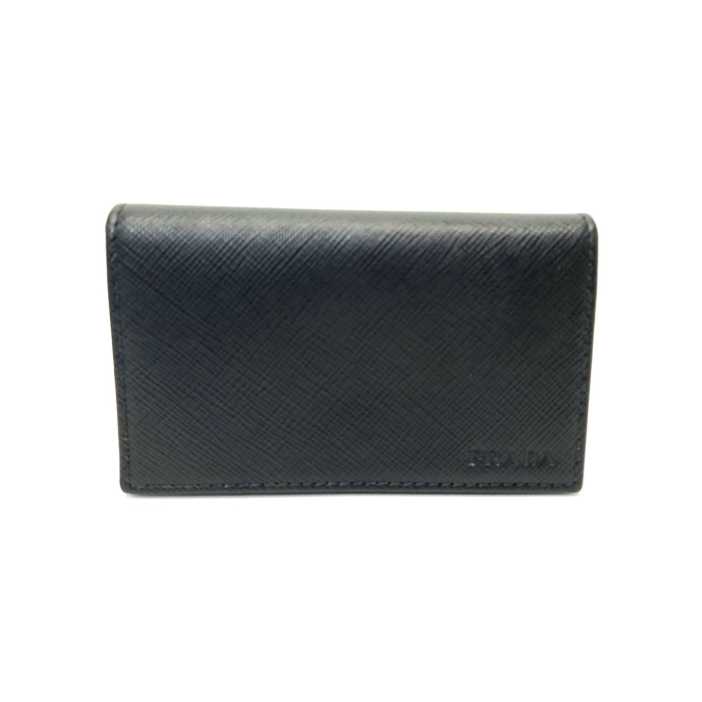 Prada 2MC122 Card Organiser Flap Saffiano (Black)