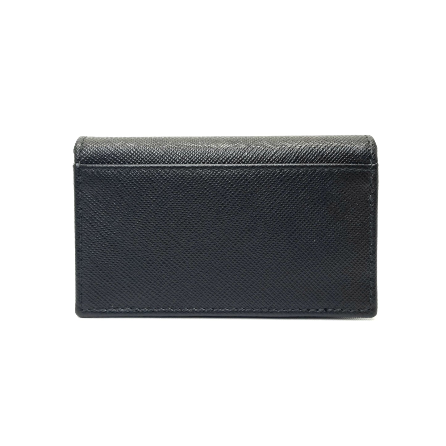 Prada 2MC122 Card Organiser Flap Saffiano (Black)