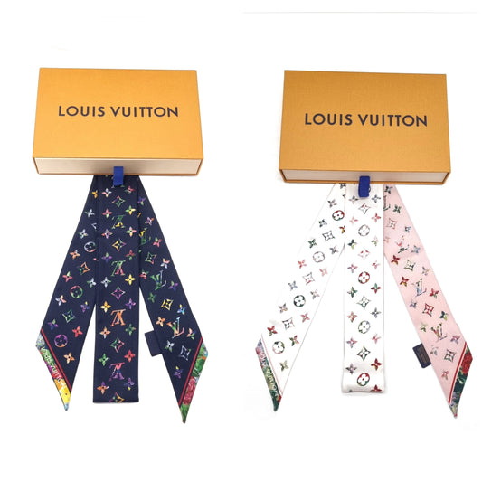 Louis Vuitton Garden Bandeau 100% Silk Monogram Multicolour